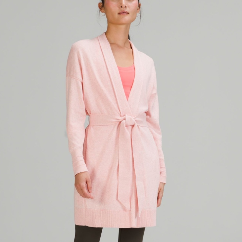 Lululemon Cotton-Cashmere Knit Wrap